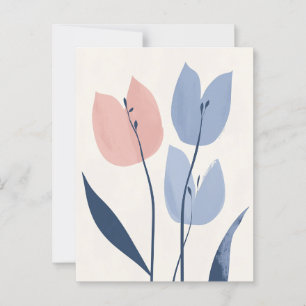 Pastel Flora in Stilte #108 Briefkaart