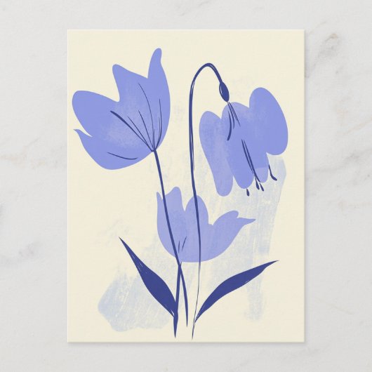 Pastel Flora in Stilte #110 Briefkaart (Voorkant)