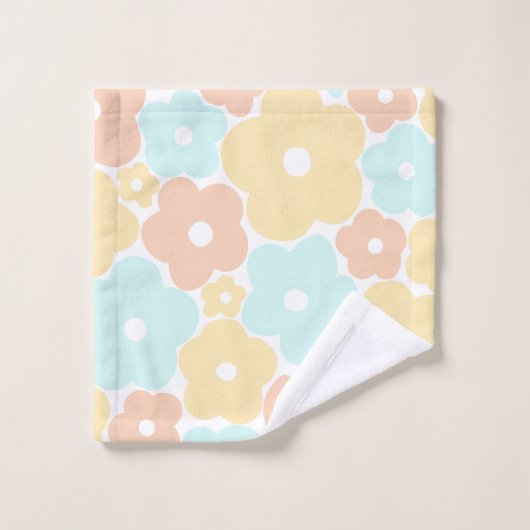 Pastel Floral (Gant de toilette)