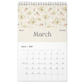 Pastel Floral 2025 Calendrier mural (Mar 2027)