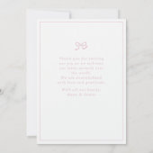 Pastel Floral Baby Faire-part de naissance Carte p (Dos)