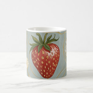 Pastel Floral & Berry Delight Koffiemok