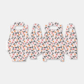 Pastel Floral Bud Botanisch patroon Bedankdoosjes (Uitgevouwen)