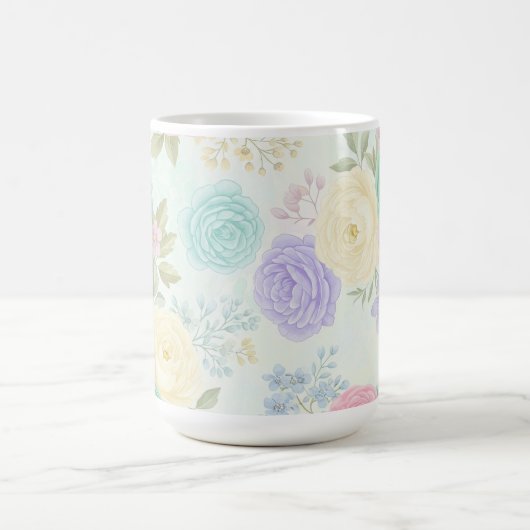 Pastel Floral Design Mug (Centre)