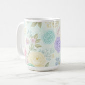 Pastel Floral Design Mug (Devant gauche)