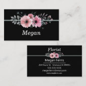 Pastel Floral Design Visitekaartje (Voorkant / Achterkant)