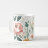 Pastel Floral Fiesta Koffiemok (Voorkant links)