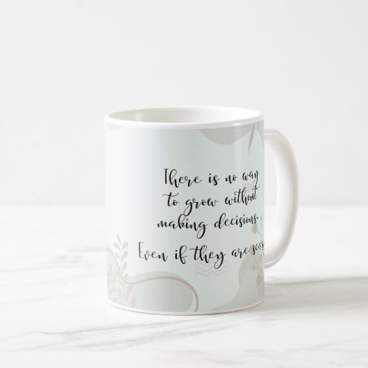 Pastel Floral Growth Mug (Devant droit)