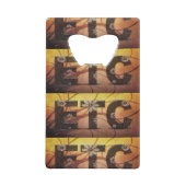 Pastel Floral Hippy ETC abstract Kredietkaart Flessenopener (Achterkant)