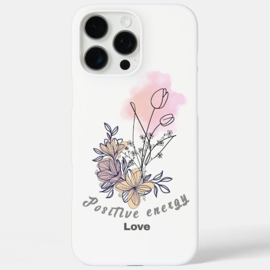 Pastel Floral iPhone 16 Coque - Matt Soft esthétiq (Verso)