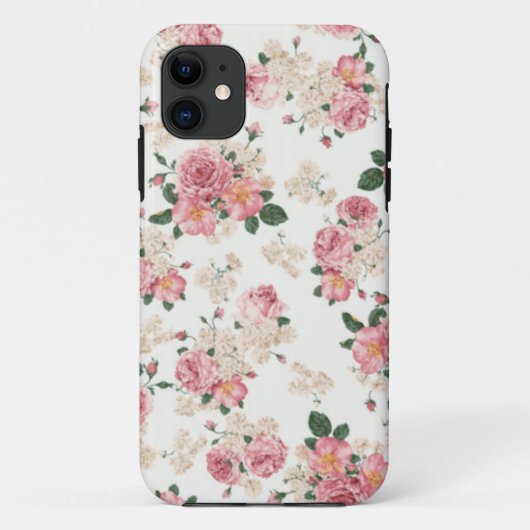 Pastel Floral iPhone 5/5S Hoesje (Achterkant)