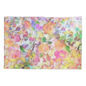 Pastel floral kussensloop (Achterkant)