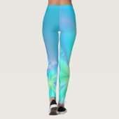 Pastel Floral Leggings fractés (Dos)
