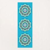 Pastel Floral Mandala Yoga Mat (Voorkant)