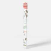 Pastel Floral Monogram coque iphone (Verso / Droite)