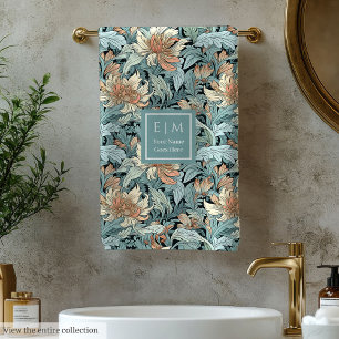 Pastel Floral Morris Serviette De Bain Inspiré