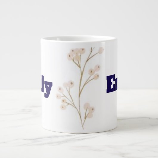 Pastel Floral Mug | Personnalisé avec votre nom (Devant)