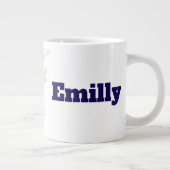 Pastel Floral Mug | Personnalisé avec votre nom (Droite)