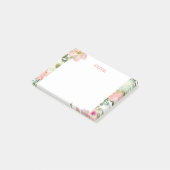 Pastel Floral op maat Post-it® Notes (Schuin)