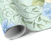 Pastel Floral Patchwork Picnic Pattern (9) Cadeaupapier (Rol Hoek)