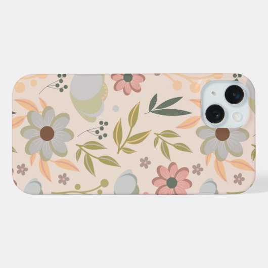 Pastel Floral Pattern– Soft Aesthetic Flower (Verso Horizontal)