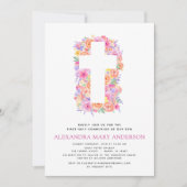 Pastel Floral Pink Kaart (Voorkant)