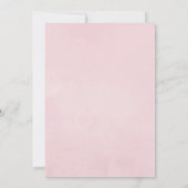 Pastel Floral Postponed Wedding Update Kaart (Achterkant)