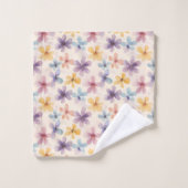 Pastel Floral Retro Hippie Fleurs (Gant de toilette)