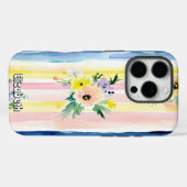 Pastel Floral Swirls Case-Mate iPhone Case (Achterkant (horizontaal))