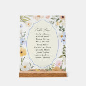 Pastel Floral Table Quatre Sièges Graphique (Recto)