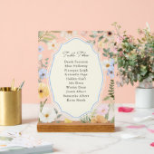 Pastel Floral Table Trois Places (Mariage)