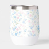 Pastel Floral Thermal Wine Tumbler (Droite)