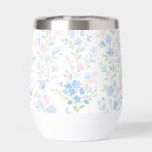 Pastel Floral Thermal Wine Tumbler (Arrière)