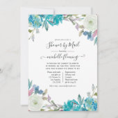 Pastel Floral Virtual Vrijgezellenfeest by Mail Kaart (Voorkant)