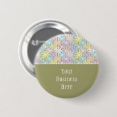Pastel Florals Button (Voorkant /achterkant)