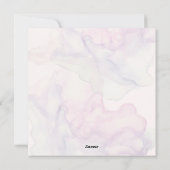 Pastel Florals houdt van je moeder Feestdagenkaart (Achterkant)