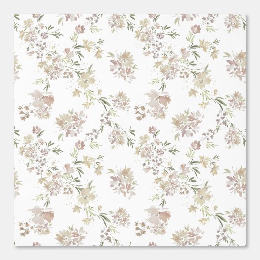 Pastel Florals Wallpaper Behang (Voorkant)