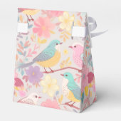 Pastel floreel patroon bedankdoosjes (Achterkant)