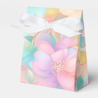 Pastel floreel patroon bedankdoosjes