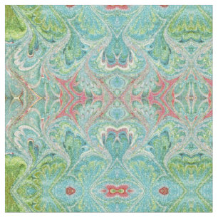 Pastel Florentine Marbling Abstracte verbinding Stof