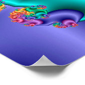 Pastel Flower Kaleidoscope Poster (Hoek)