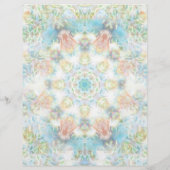 Pastel Flower Mandala Flyer (Achterkant)