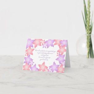 Pastel Flowers Administratieve Professionals Dag Kaart