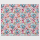 Pastel Flowers Cadeaupapier (Vlak)