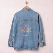 Pastel Flowers Denim Jacket (Hangar)