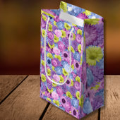 Pastel Flowers Gift Bag Klein Cadeauzakje