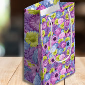 Pastel Flowers Gift Bag Klein Cadeauzakje