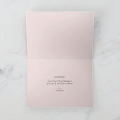 Pastel Flowers Glitter Maid of Honor proposal Kaart (Binnen)