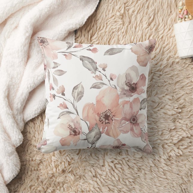 Pastel Flowers Kussen (Deken)