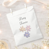 Pastel Flowers Party Favors Bedankzakje (Geknipt)